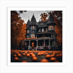 Haunted House 1 Art Print