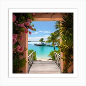 Doorway To The Beach Art Print