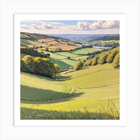 Avon Valley Art Print