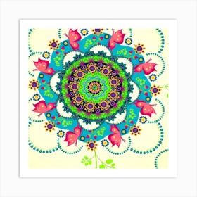 Artistic Pattern Mandala Art Print