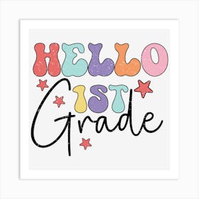 Hello 1st Grade 01 Art Print