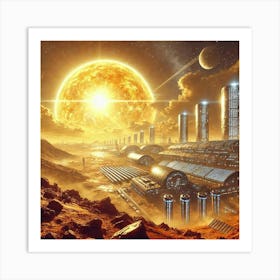 Solar Imperium Territory Converted Art Print