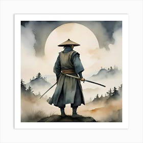 Samurai Warrior Art Print