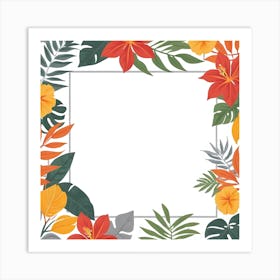 Tropical Frame 5 Art Print