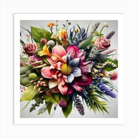 Flowers In A Vase 1 Art Print