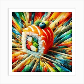 Sushi Art Print