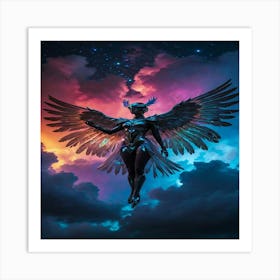 Angel In The Sky Art Print