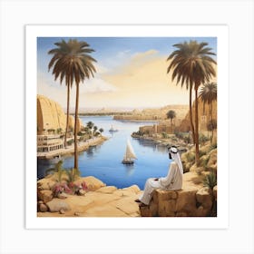 Egyptian Landscape Art Print