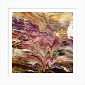 Pulled Square Art Print