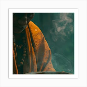 Buddhist Monk 1 Art Print