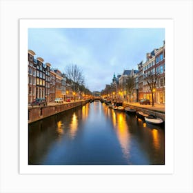 Amsterdam In A Row 2 Art Print