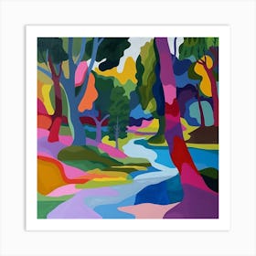 Abstract Park Collection St James Park London 1 Art Print