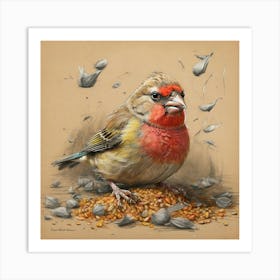 Finch Art Print