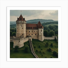 Castle - Castle Stock Videos & Royalty-Free Footage 1 Art Print