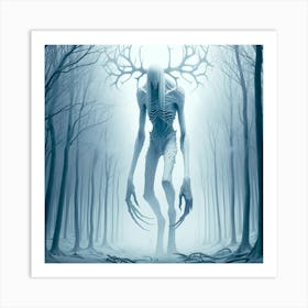 Demon In The Woods Art Print