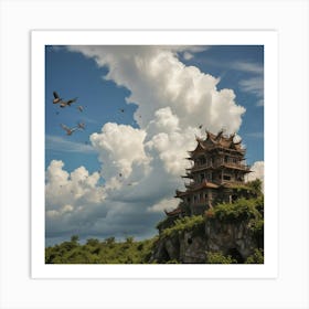 Chinese Pagoda 1 Art Print