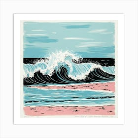 'The Beach II’ Art Print