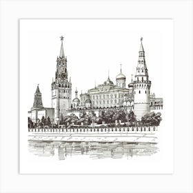 Moscow Kremlin 15 Art Print