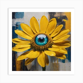 Eye Of The Daisy Art Print