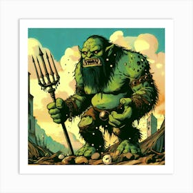 Ogre S Lair 12 Art Print