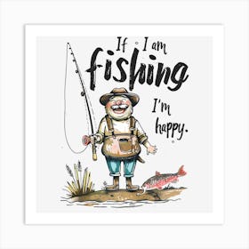 Fishing Happy Affiche