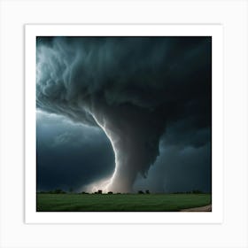 Tornado In The Sky Art Print