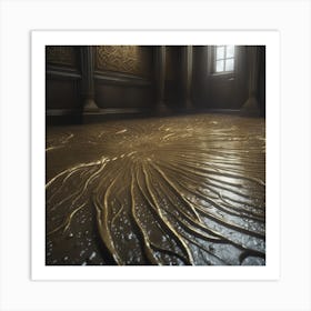 Room With A Golden Floor Art Print