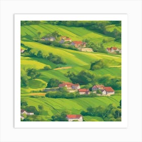 Beautiful landscape Art Print