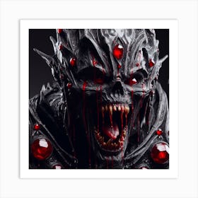 Demon Skull 3 Art Print