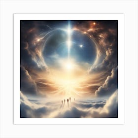 Souls From Heaven And Earth (1) Art Print