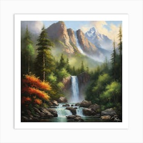 Waterfall 2 Art Print