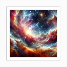 Cosmic Whirl 11 Art Print