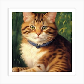 Tabby Cat Art Print