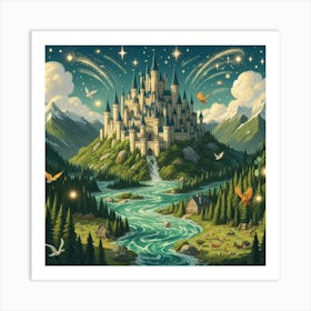 Castle In The Sky 12 Art Print