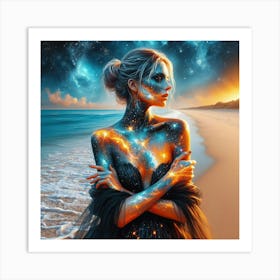 Galaxy Girl 1 Art Print