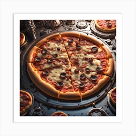 Pizza Art Print