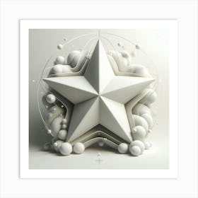 White Star 1 Art Print