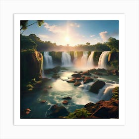 Iguaz Falls Art Print