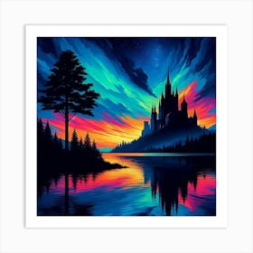 Castle In The Sky Art Print