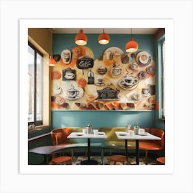 Cafe Wall Mural Art Print