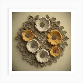 Flower Wall Art 1 Art Print