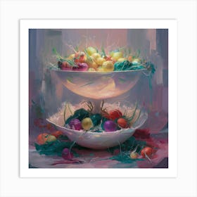 Easter Bowls 1 Art Print