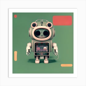 Robot Art Art Print