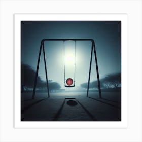 Swing In The Dark Art Print