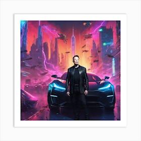 Elon Musk 3 Art Print