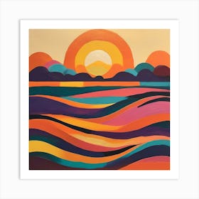 Sunset 5 Art Print