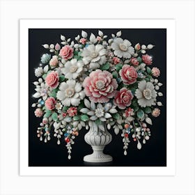 Vase Of Flowers 4 Art Print