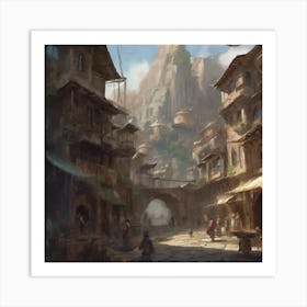 Fantasy City 71 Art Print