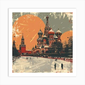 St Basil'S Cathedral 2 Art Print