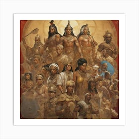 Egyptians Art print paintings Art Print